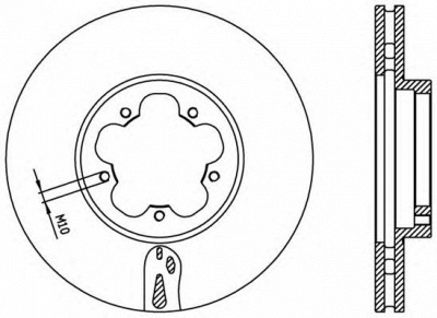 OPEN PARTS bda236920 -  Тормозной диск